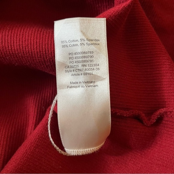 Aritzia Wilfred Free Louise Ribbed Midi Dress In Reddish Women XS - Picture 11 of 11